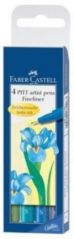 Tuschestift PITT artist pen S cool colour 4er Etui