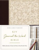 KJV, Journal the Word Bible, Leathersoft, Brown/Cream, Red Letter Edition