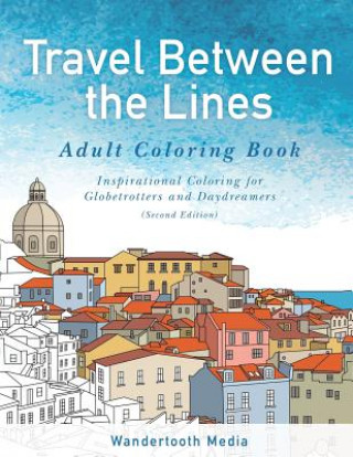 TRAVEL BETWEEN THE LINES ADULT COLORING