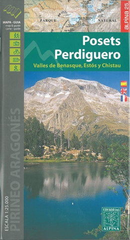 Posets Perdiguero / Valles de Benasque Map and Hiking Guide