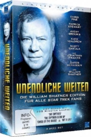 Unendliche Weiten - Die William Shatner Edition für alle Star Trek Fans, 4 DVDs (Limited Edition)