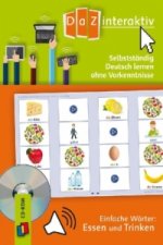 Selbstständig Deutsch lernen ohne Vorkenntnisse - einfache Wörter: Essen und Trinken - Pro-Lizenz