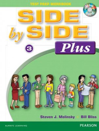 Side By Side Plus 3 Test Prep Workbook with CD