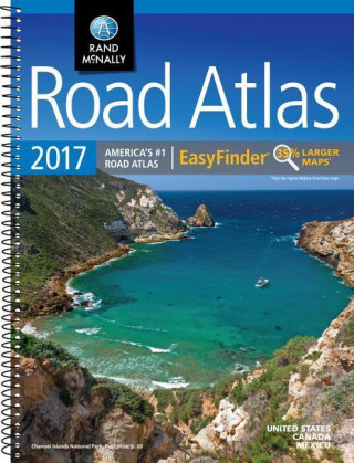 Rand McMally 2017 Road Atlas Easy Finder US Canada Mex