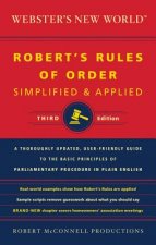 Webster's New World Robert's Rules of Order Simplified and Applied, Third Edition