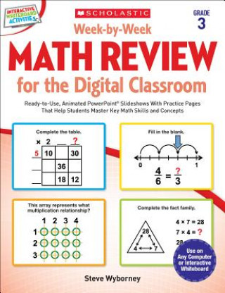 Week-by-Week Math Review for the Digital Classroom, Grade 3