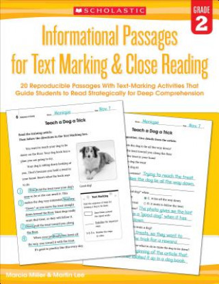 Informational Passages for Text Marking & Close Reading, Grade 2