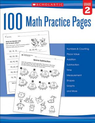 100 Math Practice Pages, Grade 2