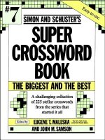 Simon and Schuster's Super Crossword Book 7