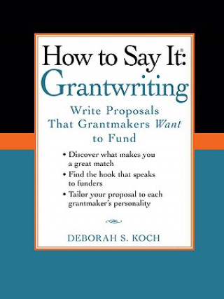 How to Say It, Grantwriting
