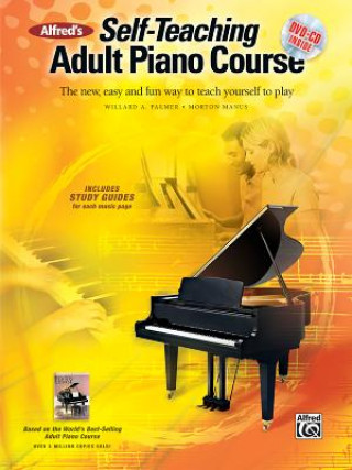 Alfred's Self-Teaching Adult Piano Course (Piano Book & Online Video/Audio)