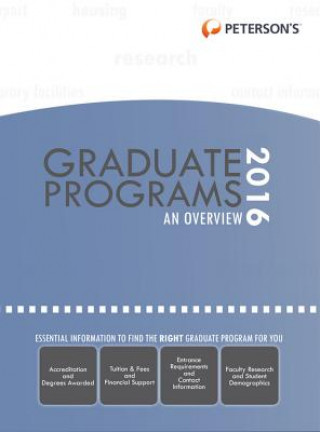 Peterson's Graduate & Professional Programs 2016
