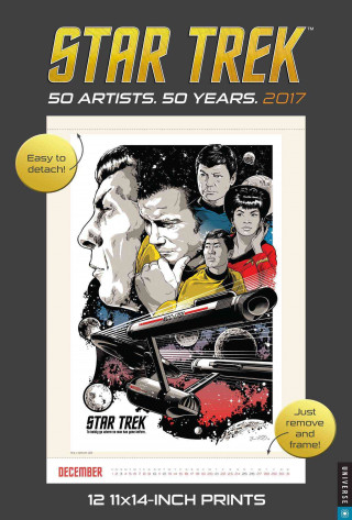 Star Trek 2017 Poster Calendar