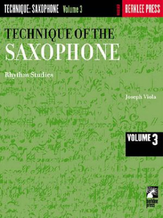 Technique Of The Saxophone