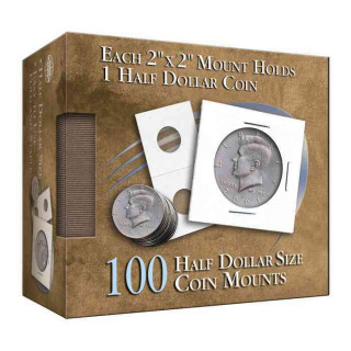 Half Dollar 2x2 Coin Mounts