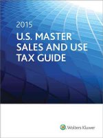U.S. Master Sales and Use Tax Guide 2015