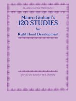 Mauro Giuliani's 120 Studies for Right Hand Development