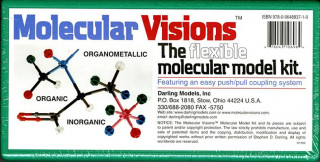 Molecular Visions (Organic, Inorganic, Organometallic) Molecular Model Kit #1 by Darling Models to accompany Organic Chemistry