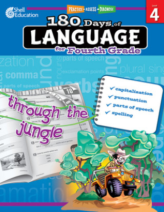 180 Days of Language for Fourth Grade (Suzanne Barchers)(Puha kötésű)