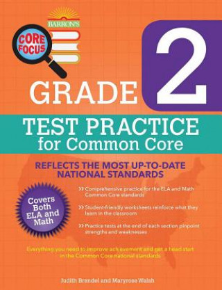 Barron's Core Focus Grade 2 Test Practice for Common Core