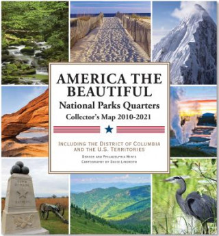 National Parks Commemorative Quarters Collector Map 2010-2021