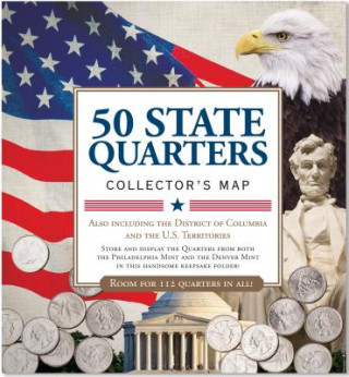 50 State Commemorative Quarters Collector's Map