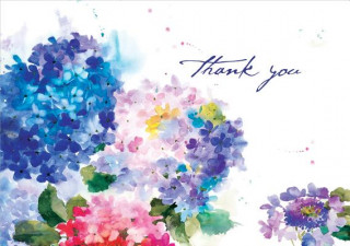 Hydrangeas Thank You Notes