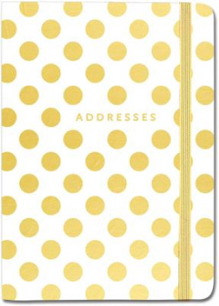 Gold Dots Address Book