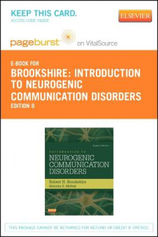 Introduction to Neurogenic Communication Disorders Pageburst on Vitalsource Access Code