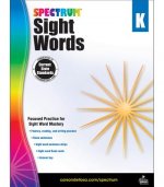 Spectrum Sight Words, Kindergarten