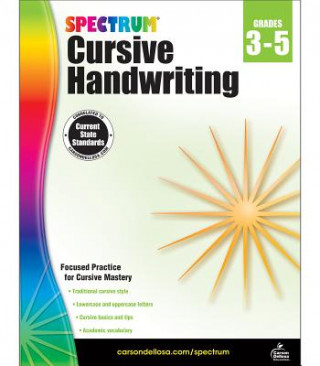 Spectrum Cursive Handwriting, Grades 3-5