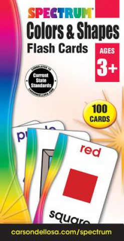 Spectrum Colors & Shapes Flash Cards