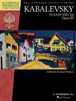 35 Easy Pieces, Opus 89
