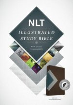 NLT Illustrated Study Bible Tutone Teal/Chocloate, Indexed
