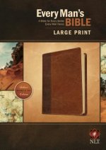 Every Man's Bible NLT, Large Print, TuTone (LeatherLike, Brown/Tan)