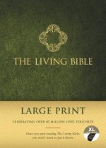 Living Bible Large Print Edition (Hardcover, Green, Indexed)
