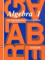 Algebra 1