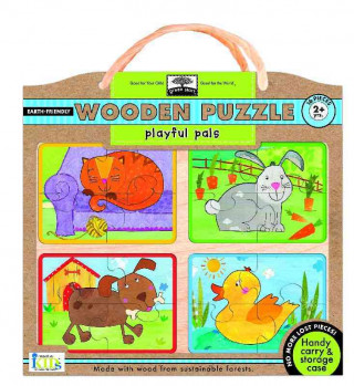 Playful Pals Wooden Puzzle