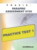 Praxis ParaPro Assessment 0755 Practice Test 1