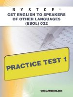 NYSTCE CST English to Speakers of Other Languages (ESOL) 022 Practice Test 1