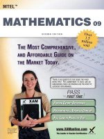 MTEL 09 Mathematics Teacher Certification Exam
