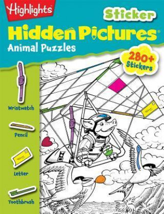 Highlights Sticker Hidden Pictures Animal Puzzles