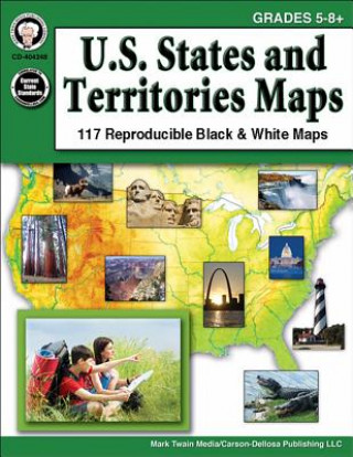 U.S. States and Territories Maps, Grades 5-8+