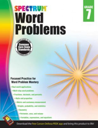 Spectrum Word Problems, Grade 7