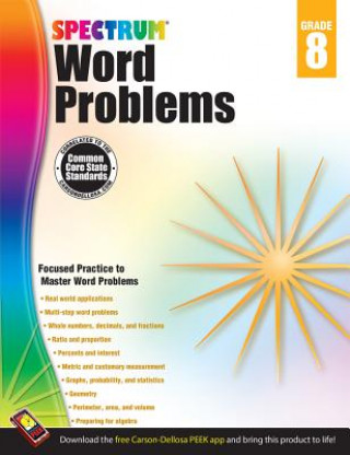 Spectrum Word Problems, Grade 8