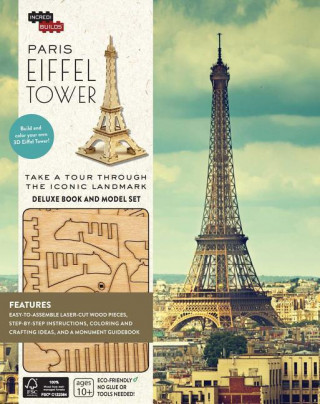 Paris - Eiffel Tower Book and Model Set