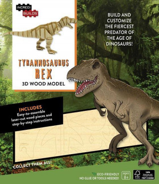 IncrediBuilds: Tyrannosaurus Rex 3D Wood Model