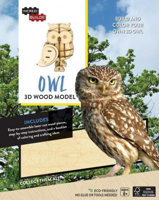 IncrediBuilds: Owl 3D Wood Model