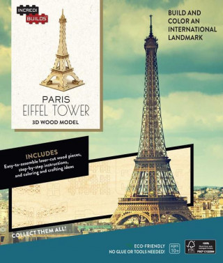 IncrediBuilds: Paris: Eiffel Tower 3D Wood Model