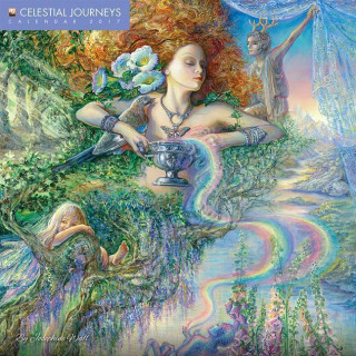 Celestial Journeys by Josephine Wall Glitter Cover 2017 Calendar